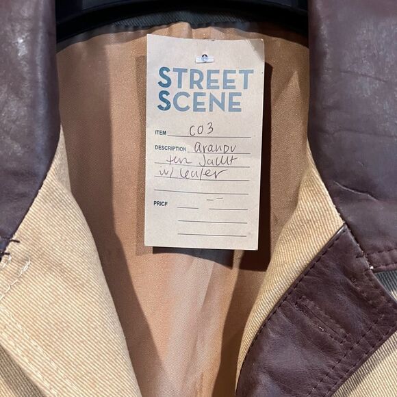 Women's Vintage Arandu Utility Leather Jacket - Picture 9 of 17